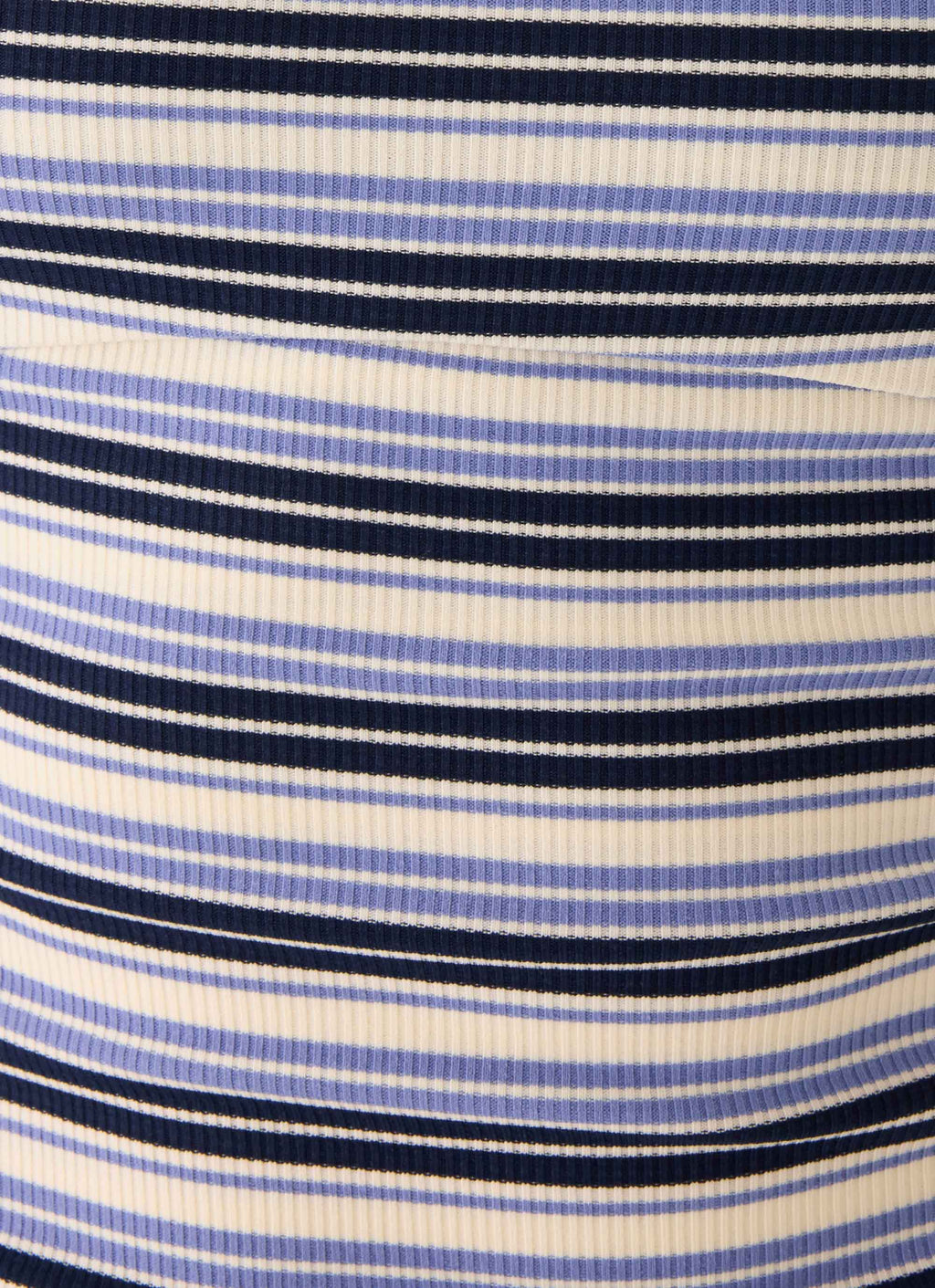 Chauncey Halter Top - Blue Stripe