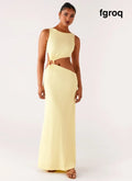 Aruba Hardware Maxi Dress - Yellow