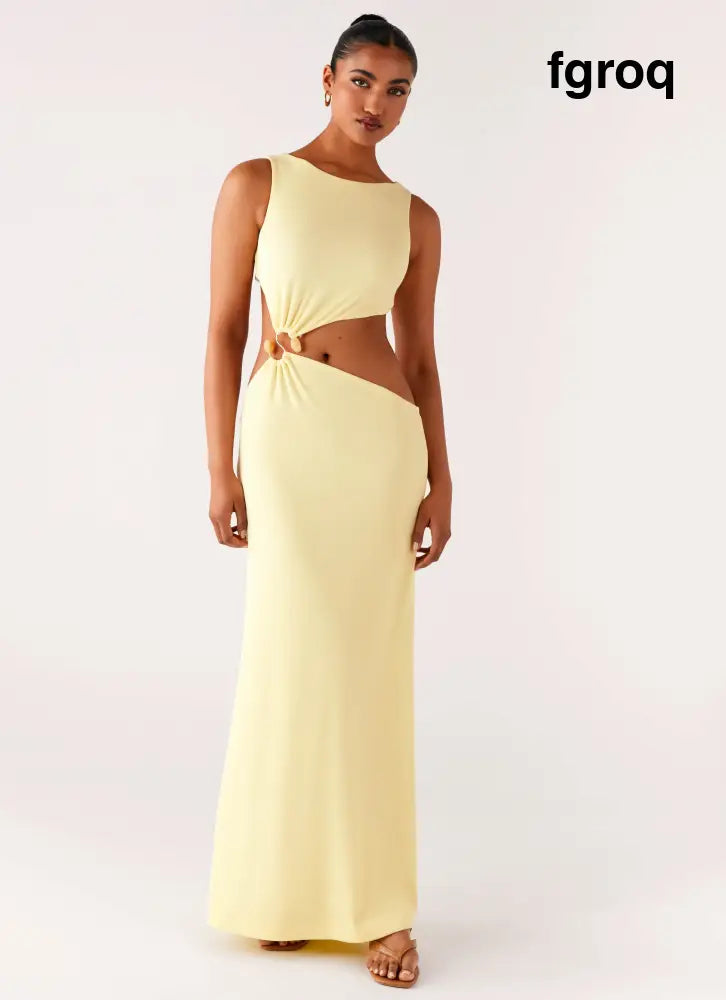 Aruba Hardware Maxi Dress - Yellow