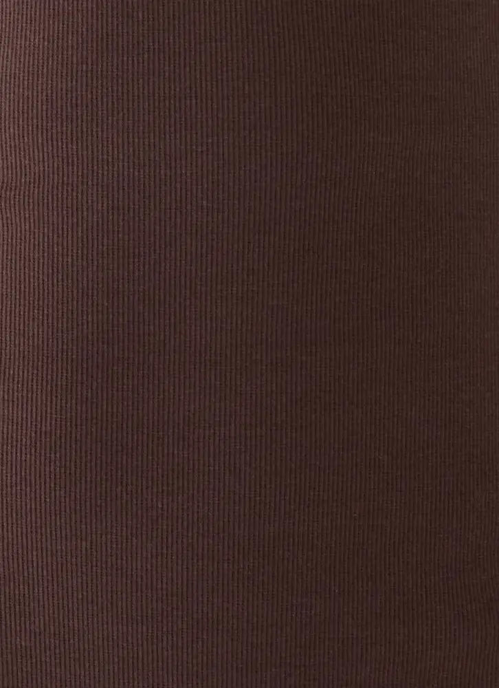 Between Tasks Midi Dress - Chocolate Fudge
