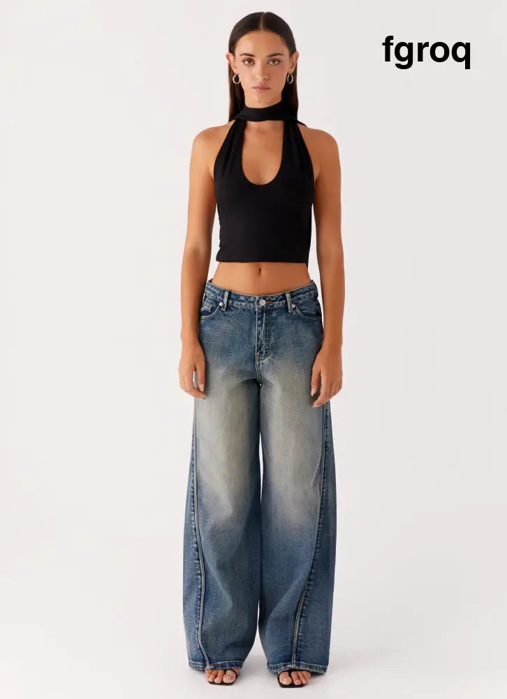Calico Denim Jeans - Indigo